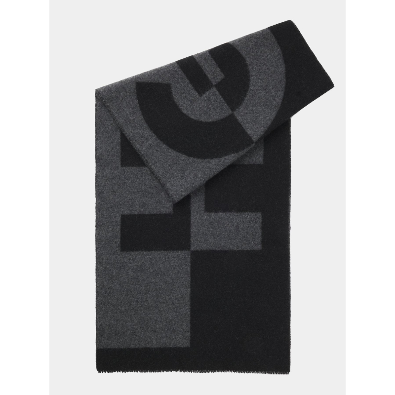 Echarpe en laine martyn noir homme - Hugo