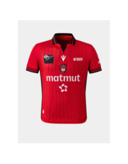 Maillot de rugby extérieur lou 25/26 rouge enfant - M Com