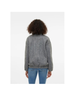 Veste bomber texturé elite vmamber gris femme - Vero Moda