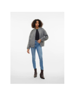 Veste bomber texturé elite vmamber gris femme - Vero Moda