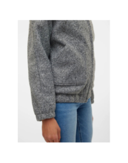 Veste bomber texturé elite vmamber gris femme - Vero Moda