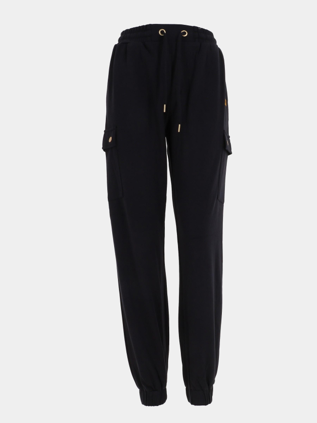 Pantalon cargo relax camille anthracite femme - Happy & So