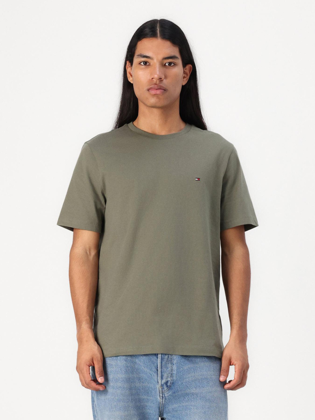 T-shirt à manches courtes ajusté kaki homme - Tommy Jeans
