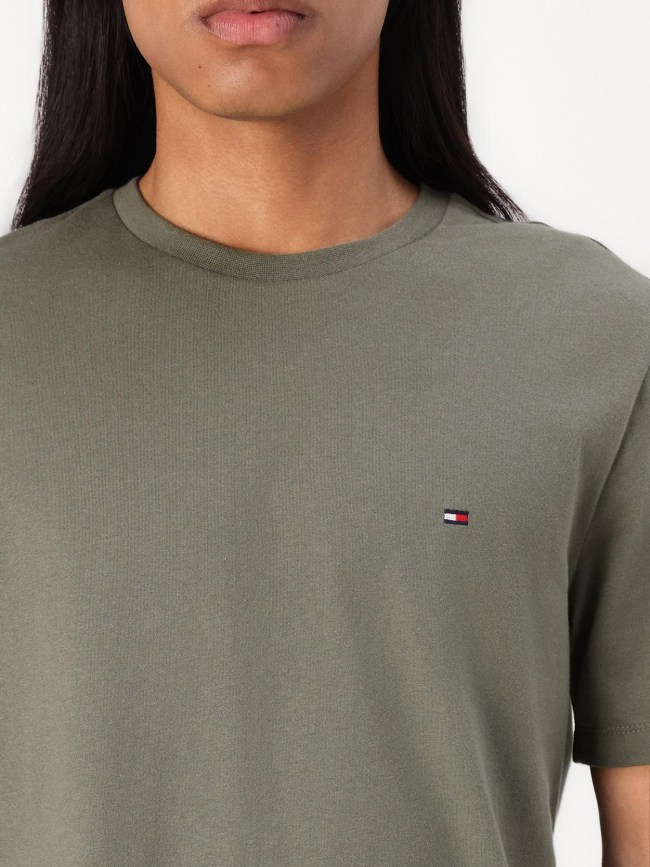 T-shirt à manches courtes ajusté kaki homme - Tommy Jeans