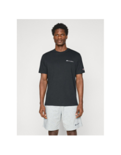 T-shirt à manches courtes et logo brodé noir homme - Champion