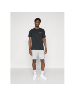 T-shirt à manches courtes et logo brodé noir homme - Champion