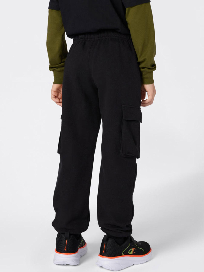 Pantalon jogging cargo logo noir enfant - Champion