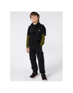 Pantalon jogging cargo logo noir enfant - Champion