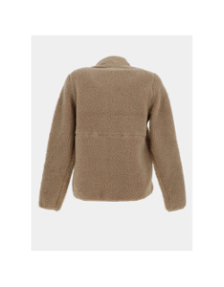 Veste polaire sherpa dachel marron femme - Sun Valley