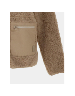 Veste polaire sherpa dachel marron femme - Sun Valley