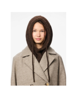 Cagoule nambi balaclava marron femme - Pieces