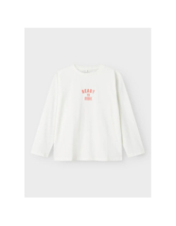 T-shirt à manches longues nkmorson blanc enfant - Name It