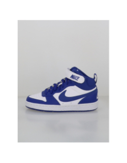 Baskets montantes court borough gs bleu blanc enfant - Nike