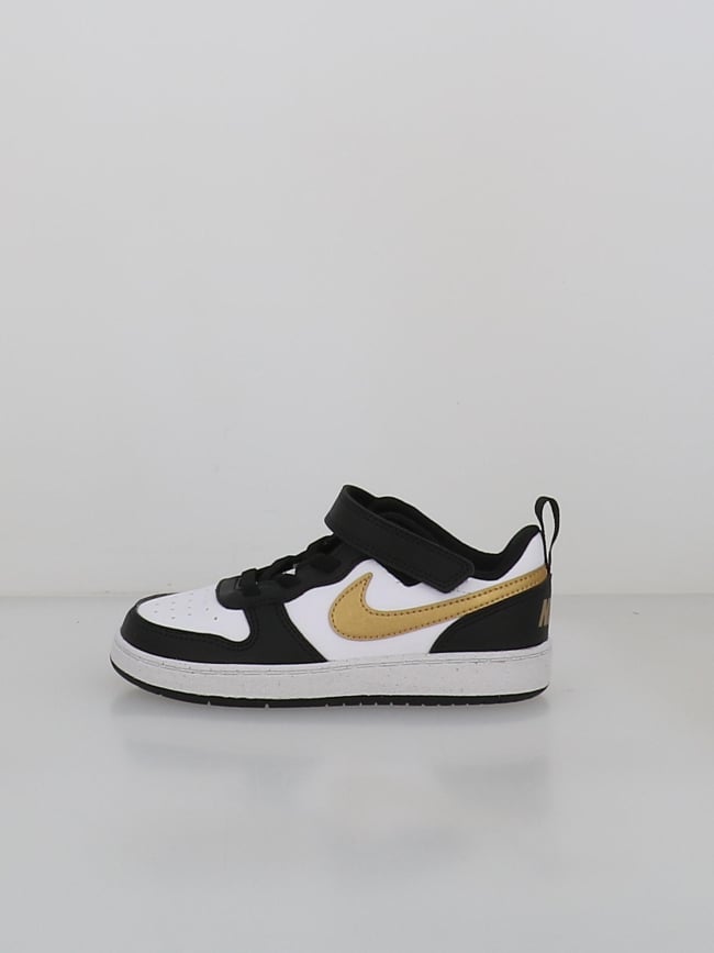 Baskets à scratch court borough td noir doré enfant - Nike