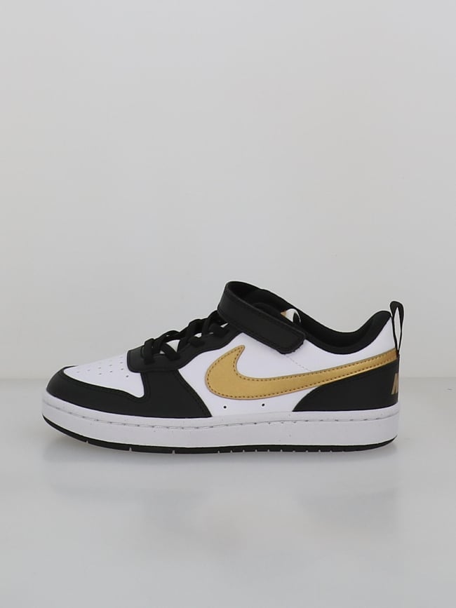 Baskets scratch court borough recraft td noir doré enfant - Nike
