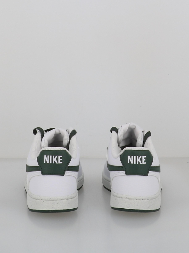 Baskets court vision blanc vert femme - Nike