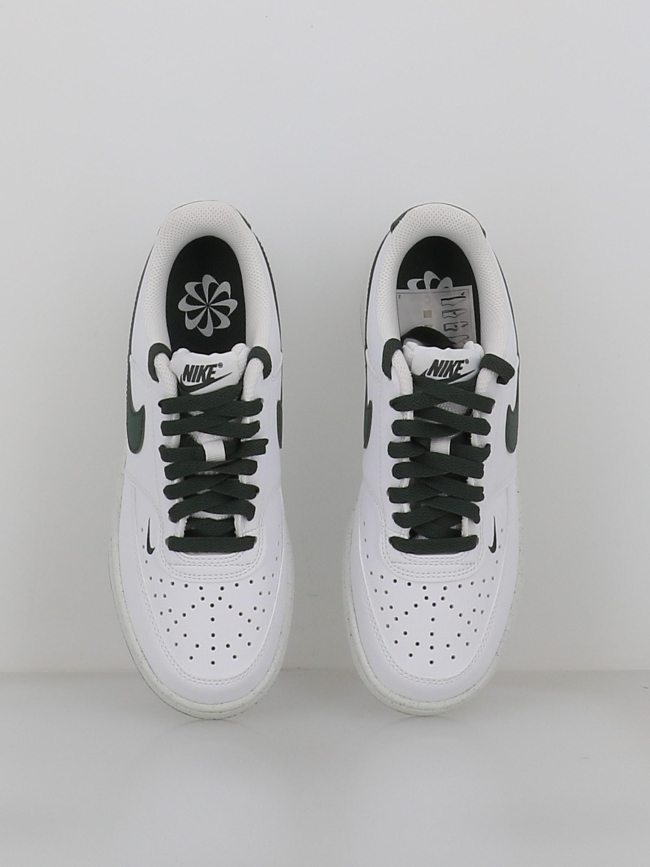 Baskets court vision blanc vert femme - Nike