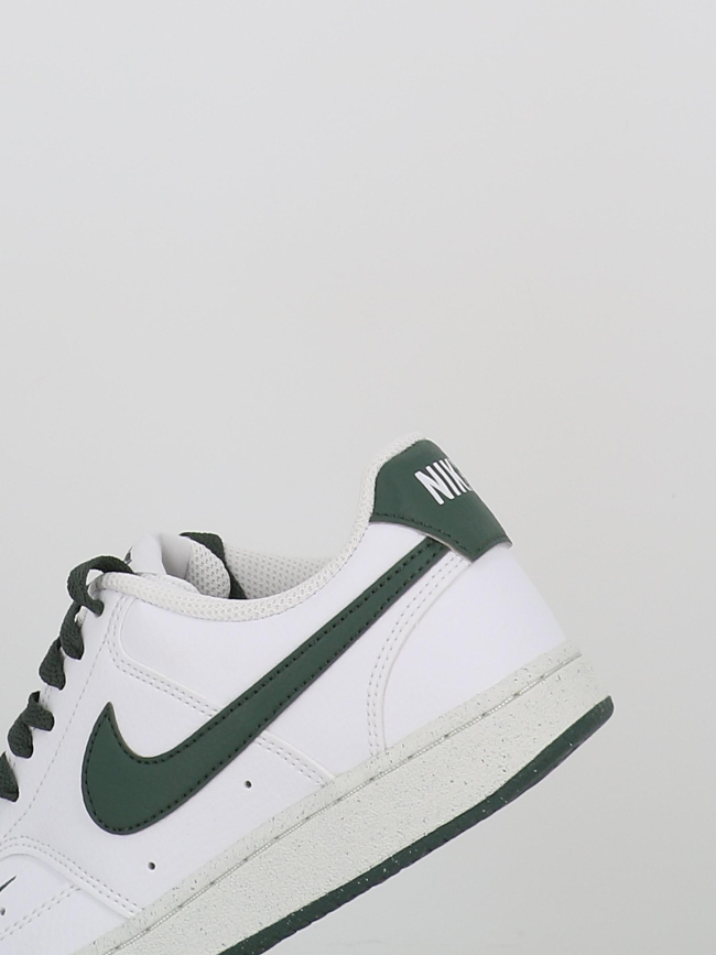 Baskets court vision blanc vert femme - Nike