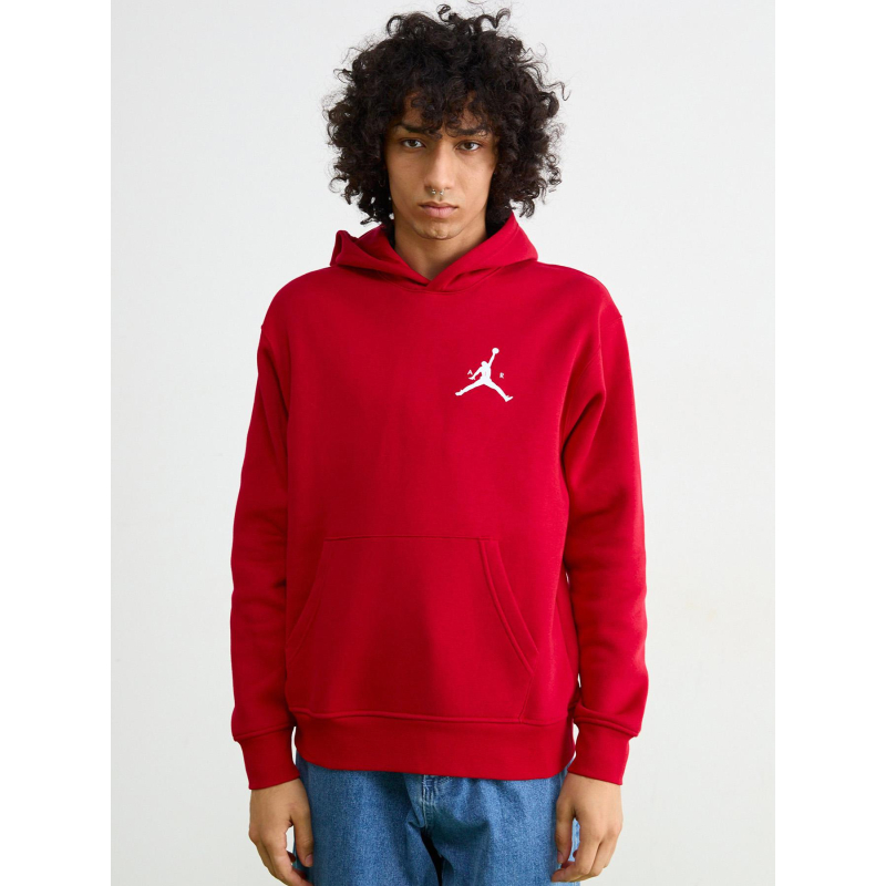 Sweat à capuche jumpman fleece rouge homme - Nike