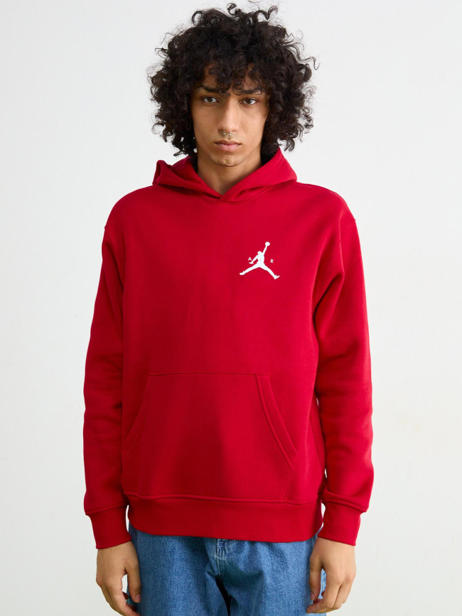 Sweat à capuche jumpman fleece rouge homme - Nike