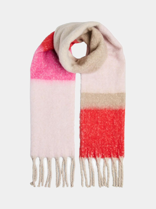 Écharpe à carreaux béa multicolore femme - Pieces