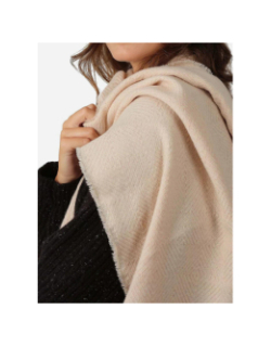 Echarpe pailletée morgane rose femme - Deeluxe