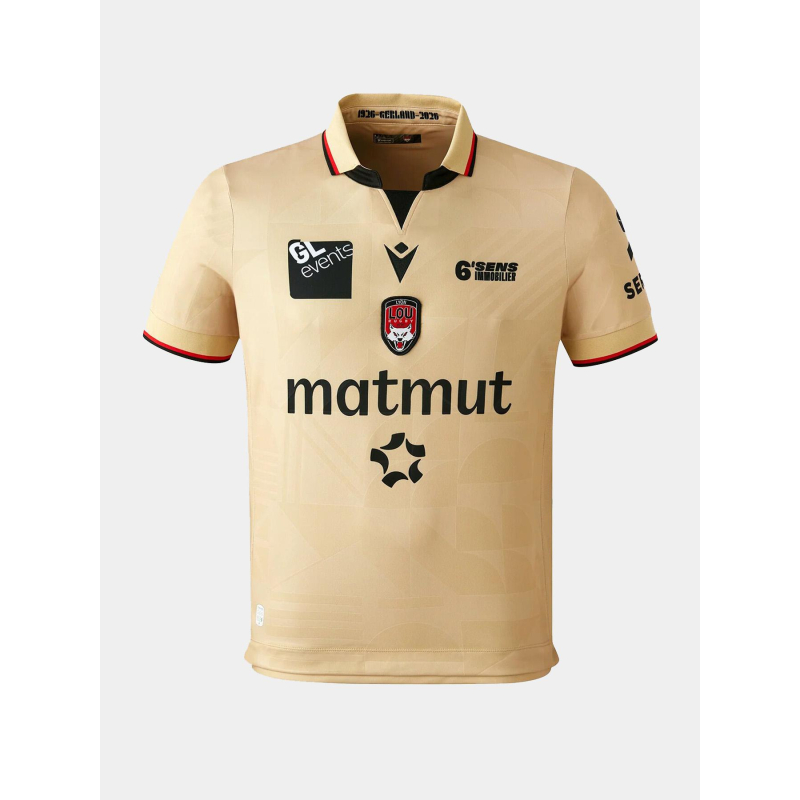 Maillot de rugby third lou 25/26 or homme - M Com