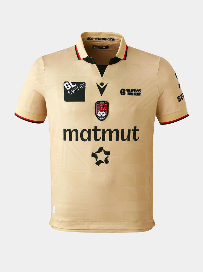 Maillot de rugby third lou 25/26 or homme - M Com