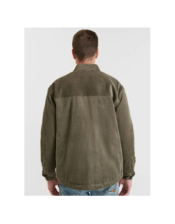 Veste en velours zetax kaki homme - Le Temps Des Cerises