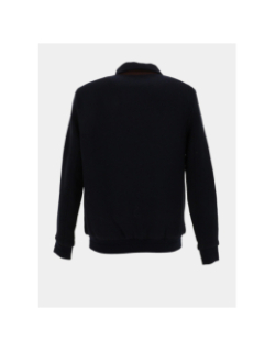 Blouson zippé en laine épaisse reboot noir homme - Benson & Cherry