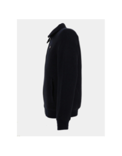 Blouson zippé en laine épaisse reboot noir homme - Benson & Cherry