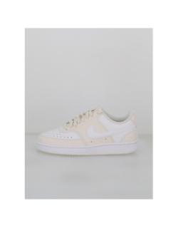 Baskets court vision blanc beige femme - Nike