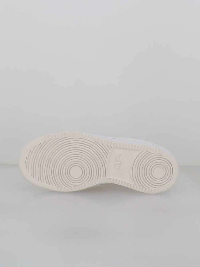 Baskets court vision blanc beige femme - Nike
