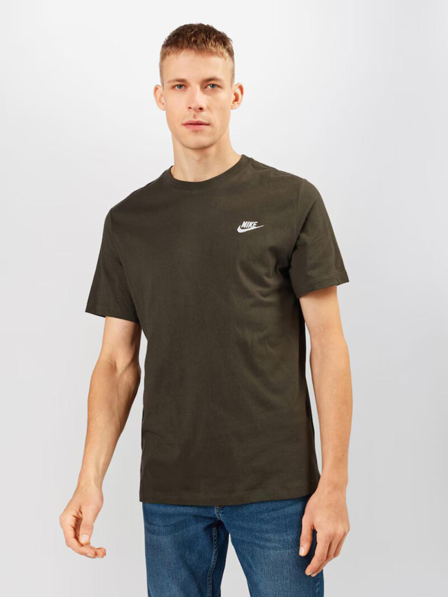 T-shirt à manches courtes nsw club tee kaki homme - Nike