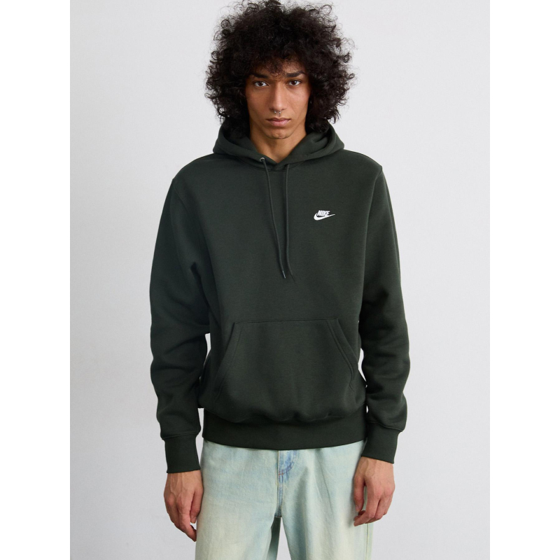Sweat à capuche club bb po kaki homme - Nike