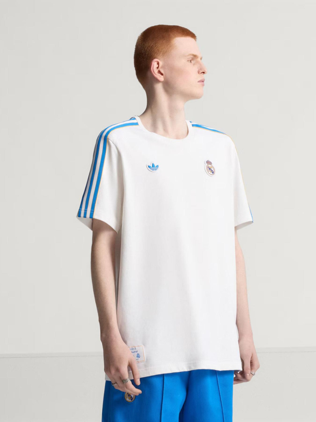 T-shirt real terrace icons blanc homme - Adidas