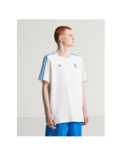 T-shirt real terrace icons blanc homme - Adidas
