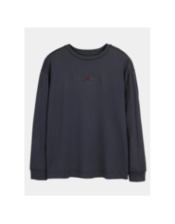 T-shirt à manches longues t-jim anthracite garçon - Teddy Smith