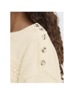 Pull astra blanc crème femme - Ichi