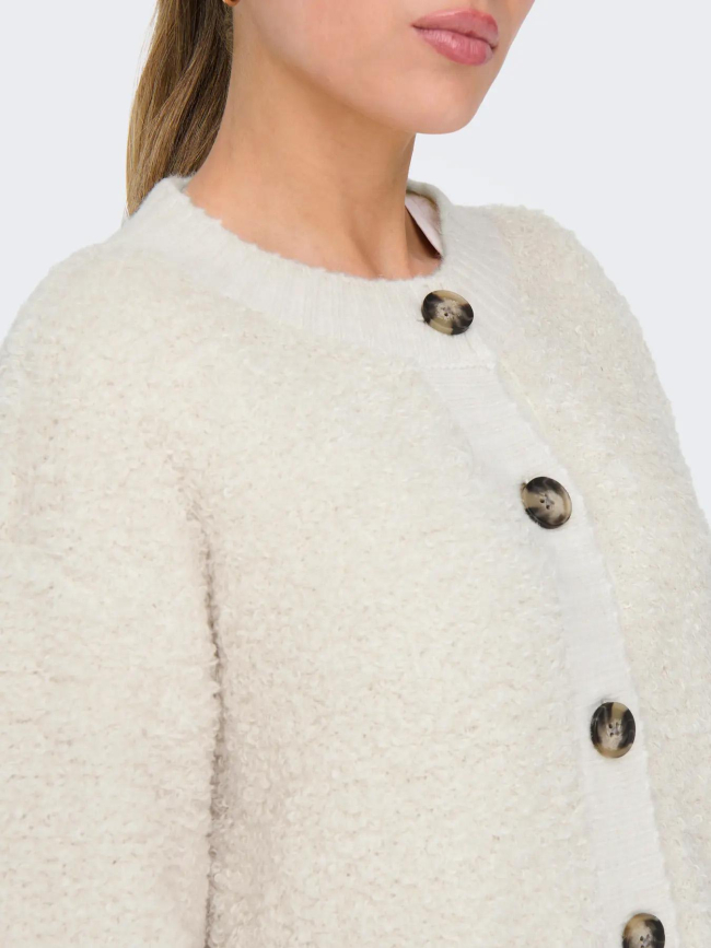 Gilet cardigan eira life blanc femme - Jdy