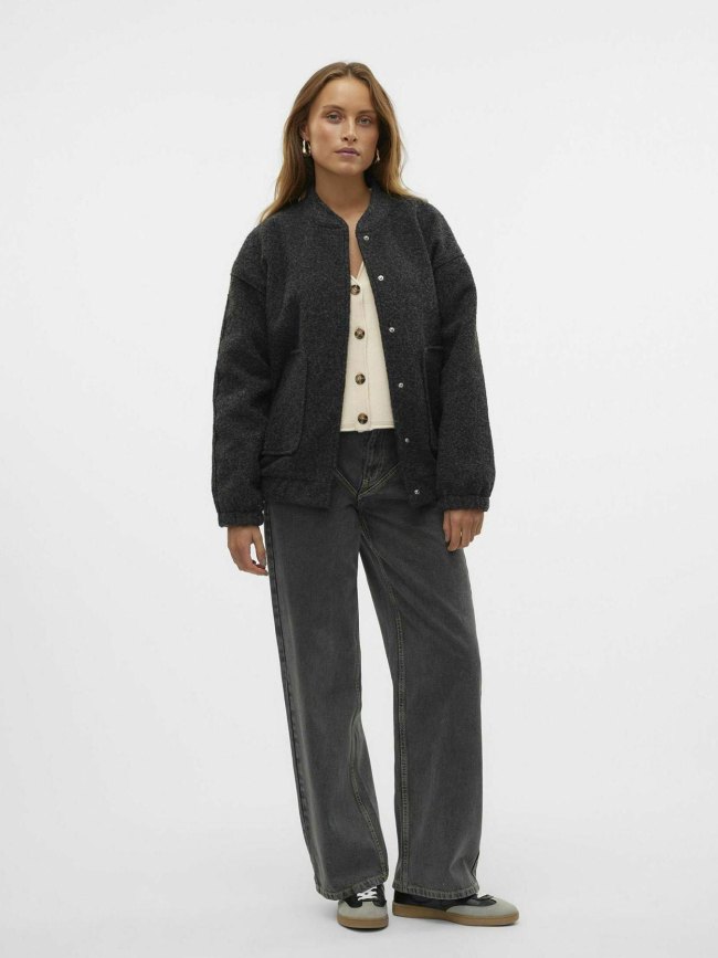 Veste bomber texturé elite amber noir femme - Vero Moda