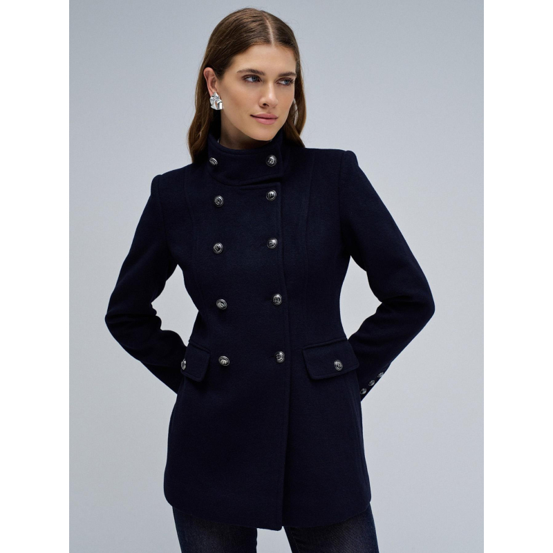 Veste en laine courte bleu marine femme - Salsa