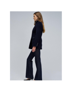 Veste en laine courte bleu marine femme - Salsa