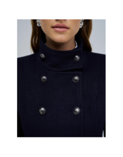 Veste en laine courte bleu marine femme - Salsa