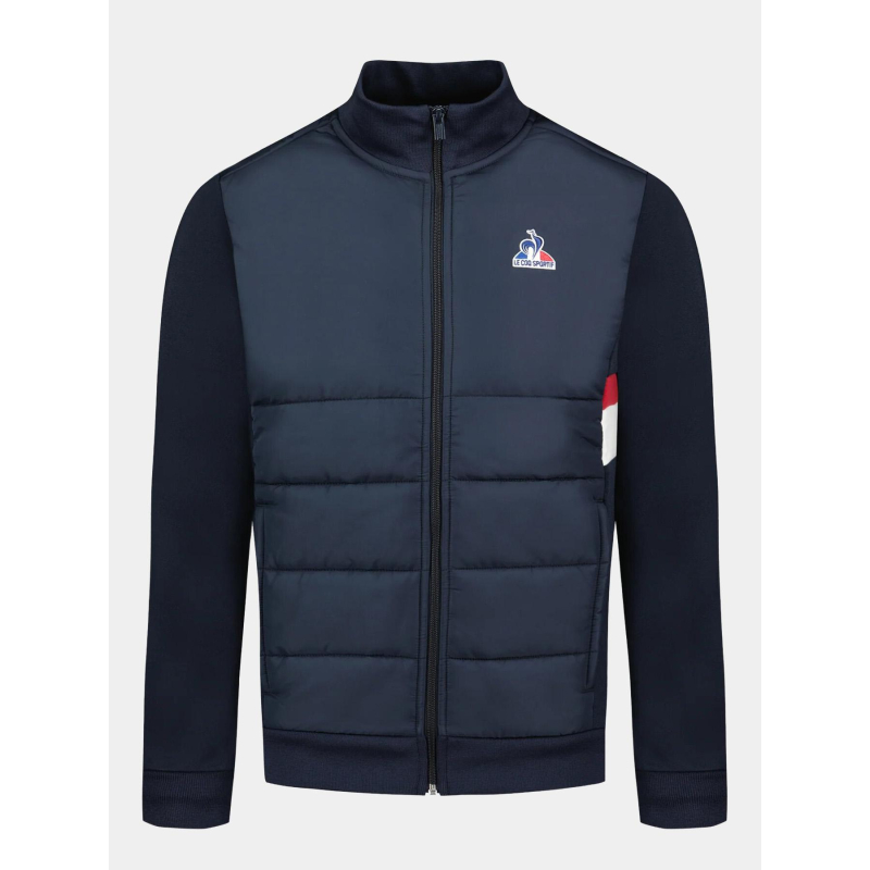 Veste zippé tri sp fz hybride bleu marine homme - Le Coq Sportif