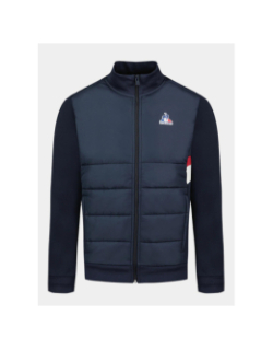 Veste zippé tri sp fz hybride bleu marine homme - Le Coq Sportif