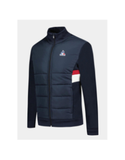 Veste zippé tri sp fz hybride bleu marine homme - Le Coq Sportif