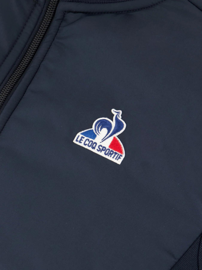 Veste zippé tri sp fz hybride bleu marine homme - Le Coq Sportif