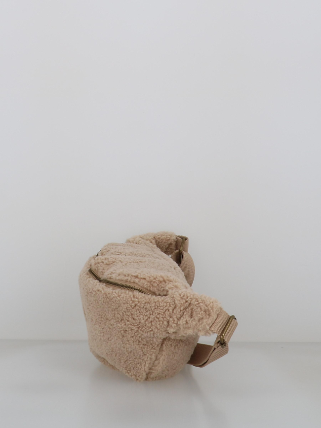 Sac banane teddy bumbag beige femme - Barts