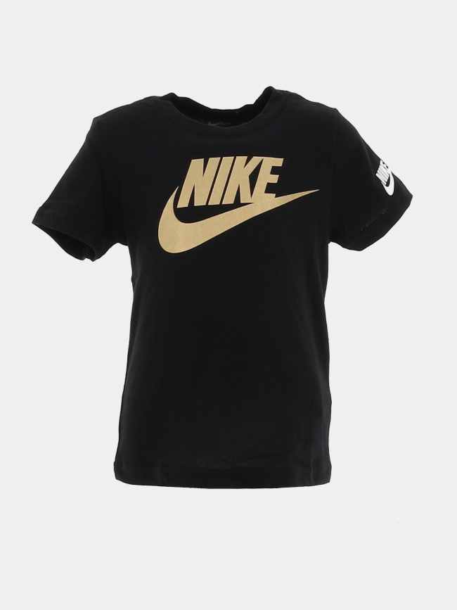 T-shirt à manches courtes futura evergreen noir doré enfant - Nike
